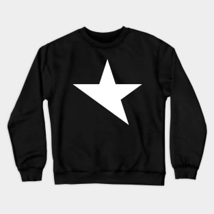 broken black star Crewneck Sweatshirt